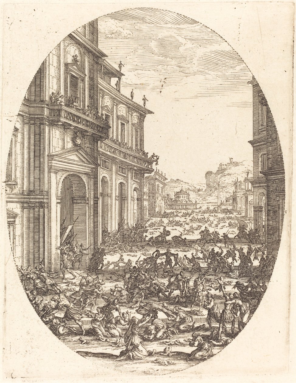 Masakra niewinnych, ok. 1930 16181620. autorstwa Jacques Callot