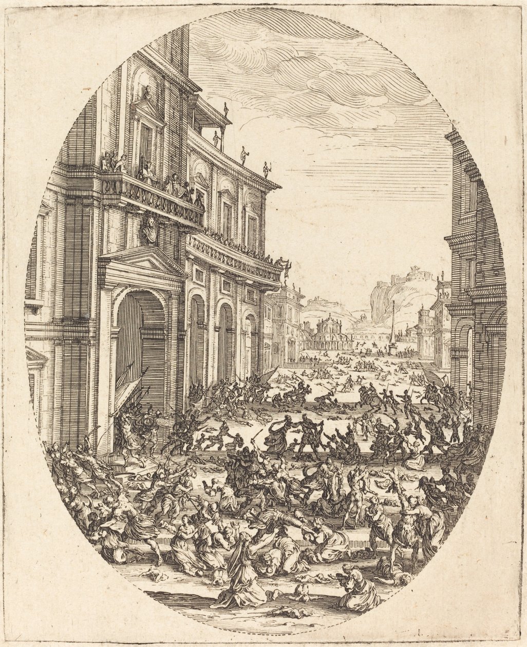 Masakra niewinnych, ok. 1930 1622. autorstwa Jacques Callot