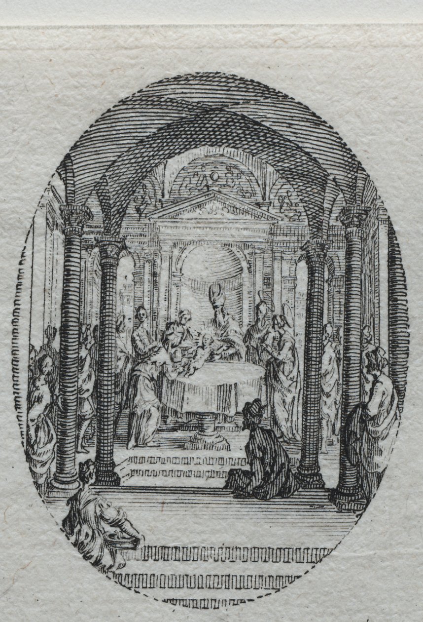 Tajemnice Męki: Obrzezanie autorstwa Jacques Callot