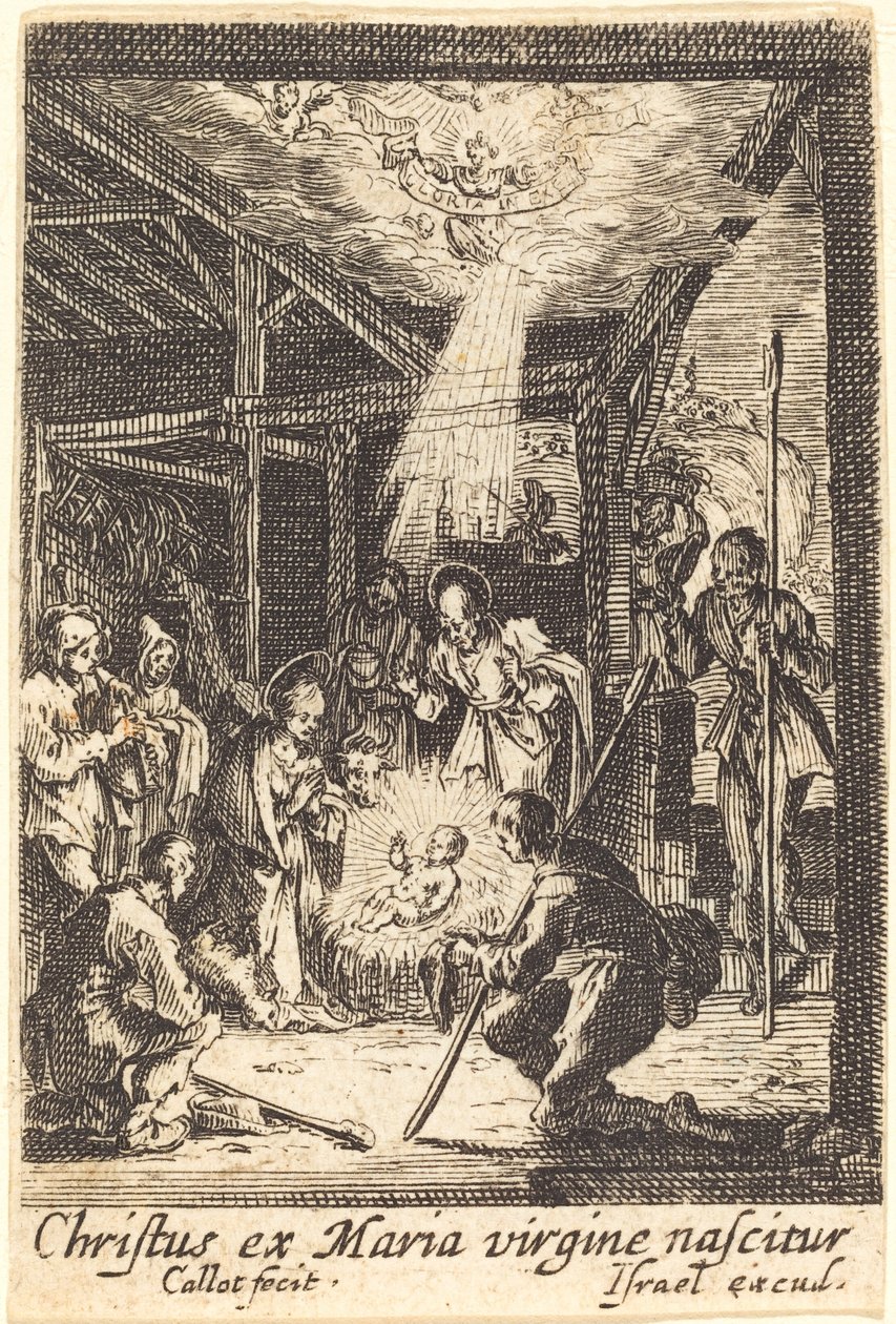 Narodzenie Chrystusa autorstwa Jacques Callot