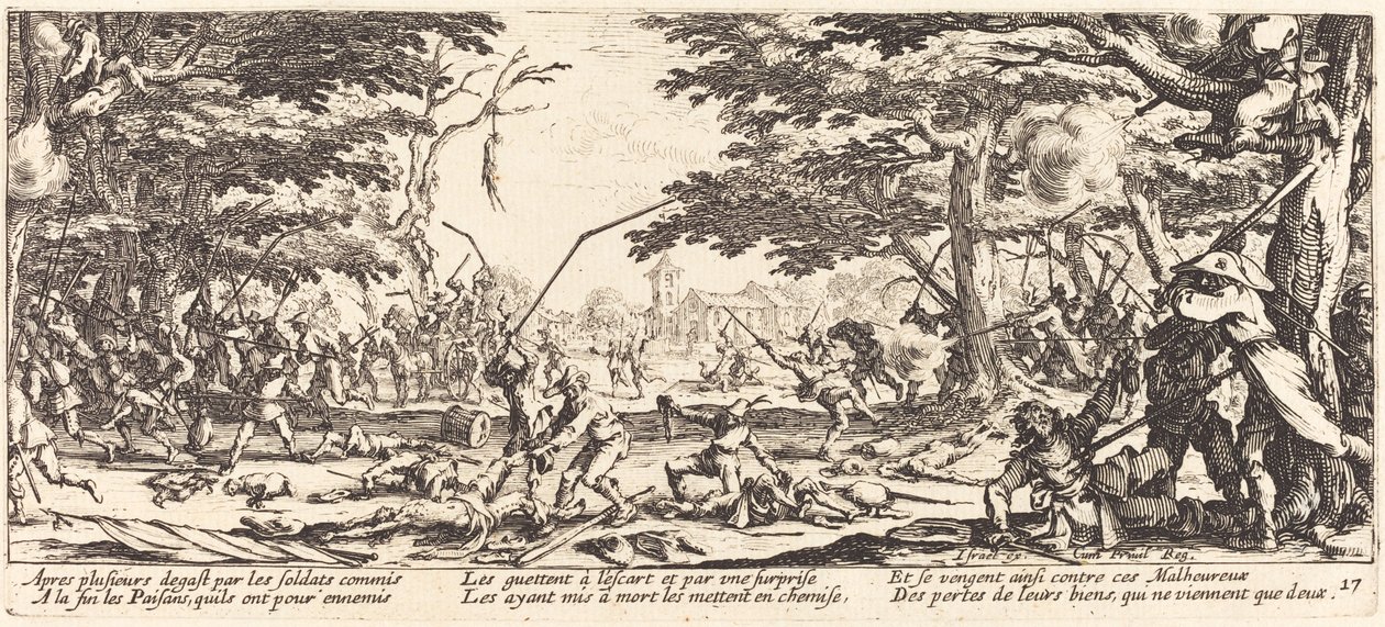 Chłopi sami się pomszczą autorstwa Jacques Callot