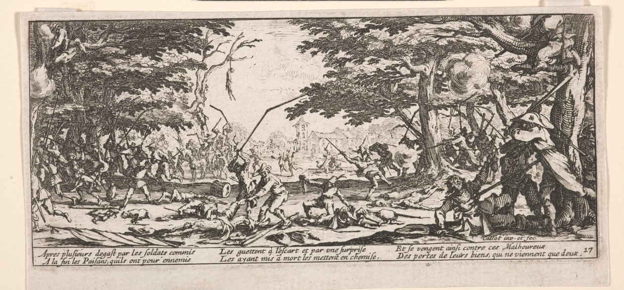 Zemsta chłopów autorstwa Jacques Callot