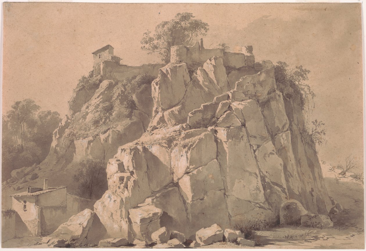 Skała Beauregard, Lyon autorstwa Jacques Callot