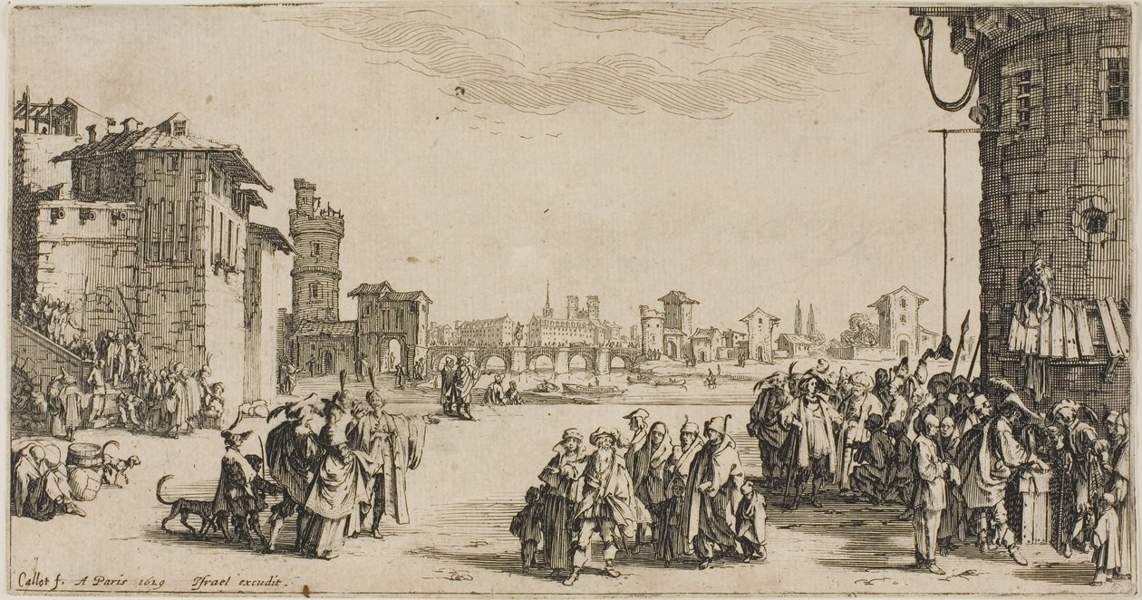 Targ niewolników autorstwa Jacques Callot