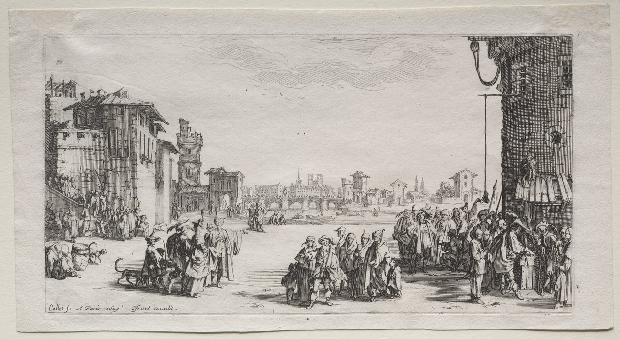 Targ niewolników autorstwa Jacques Callot