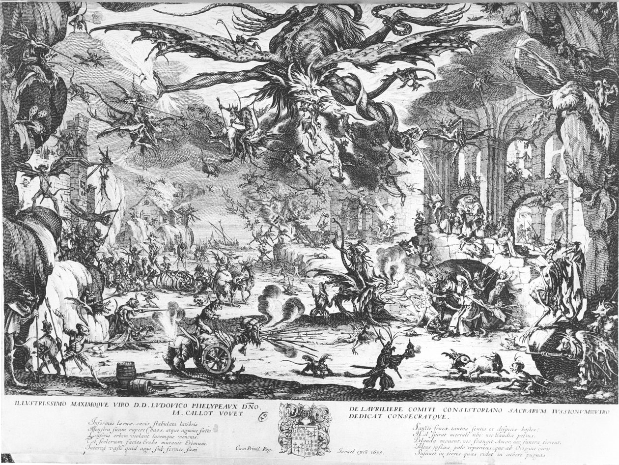 Kuszenie św. Antoniego autorstwa Jacques Callot