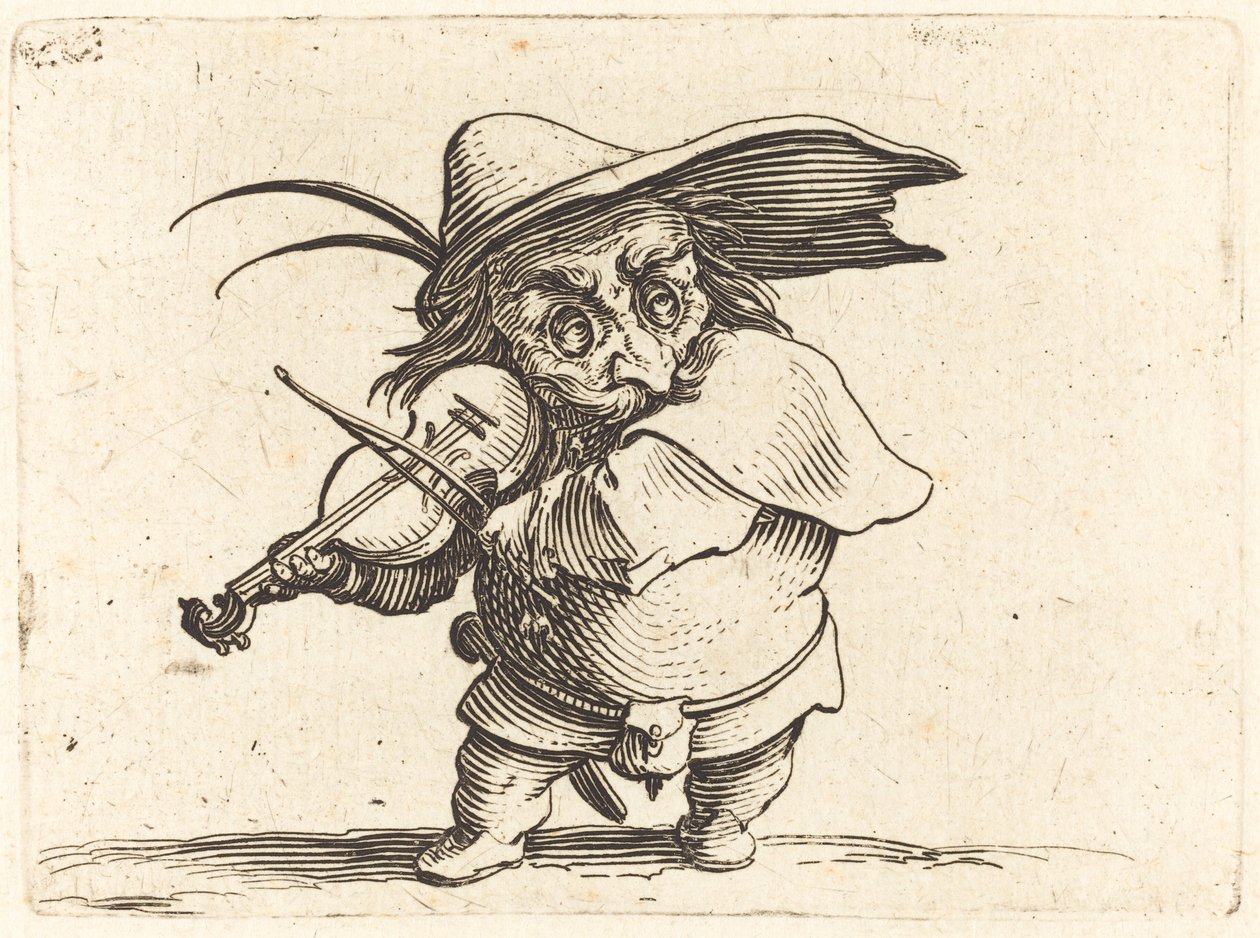 Skrzypek autorstwa Jacques Callot