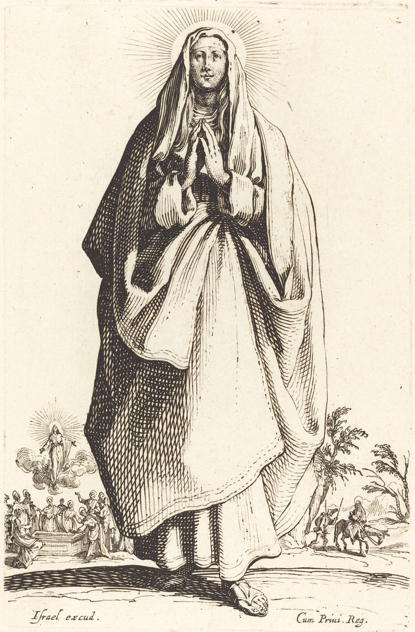 Dziewica autorstwa Jacques Callot