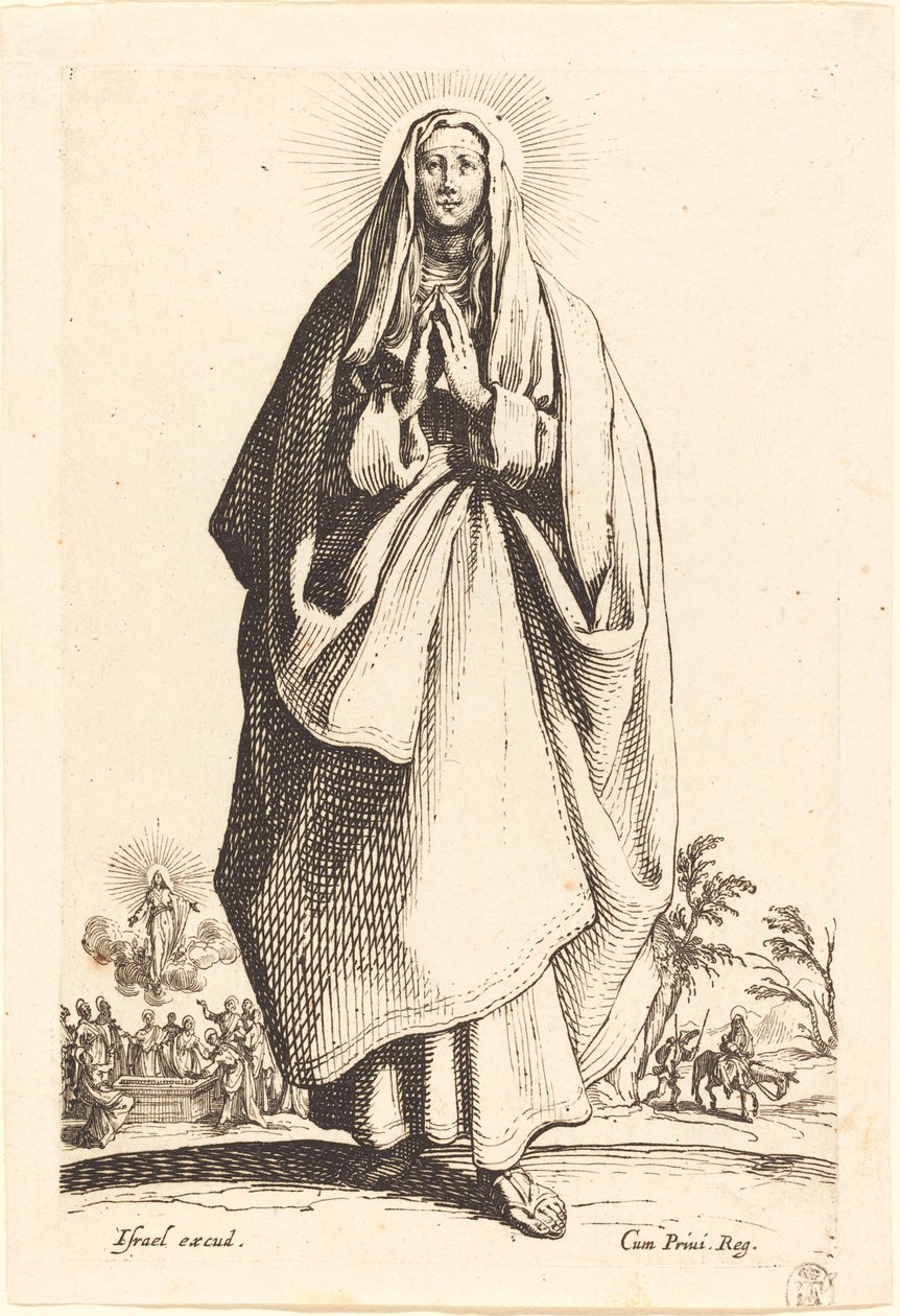 Dziewica, opublikowana w 1631 r. autorstwa Jacques Callot
