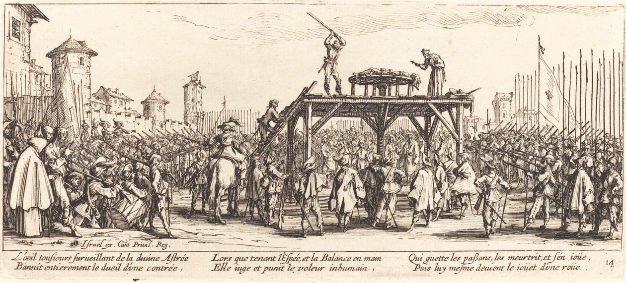 Koło, c. 1633. autorstwa Jacques Callot