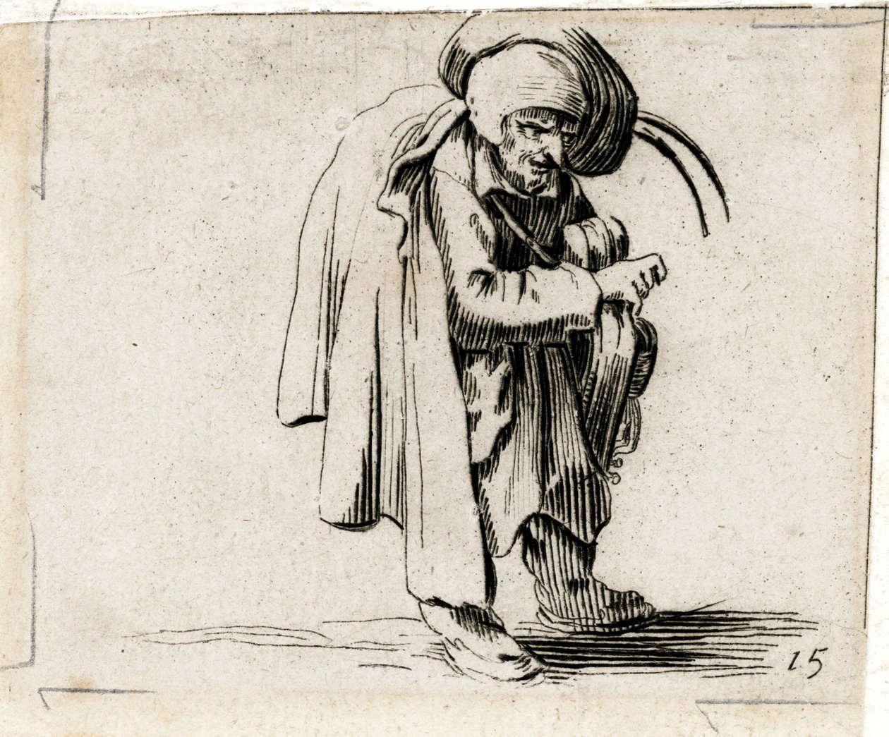 Varie Figure Gobbi ... (grawerunek) autorstwa Jacques Callot