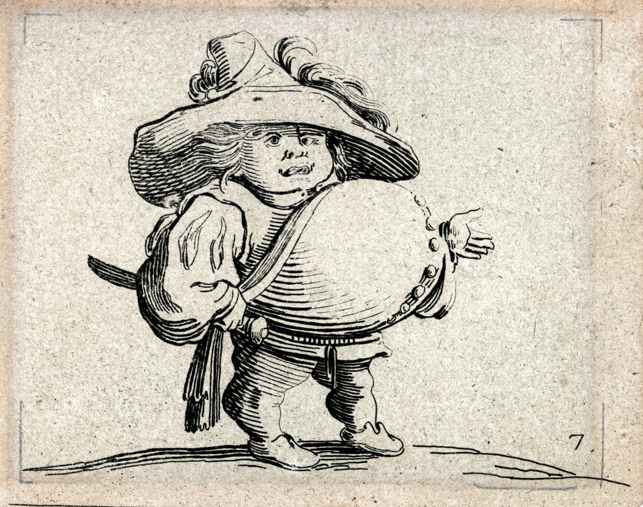 Varie Figure Gobbi ... (grawerunek) autorstwa Jacques Callot
