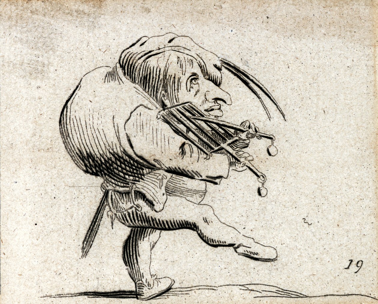 Varie Figure Gobbi ... (grawerunek) autorstwa Jacques Callot