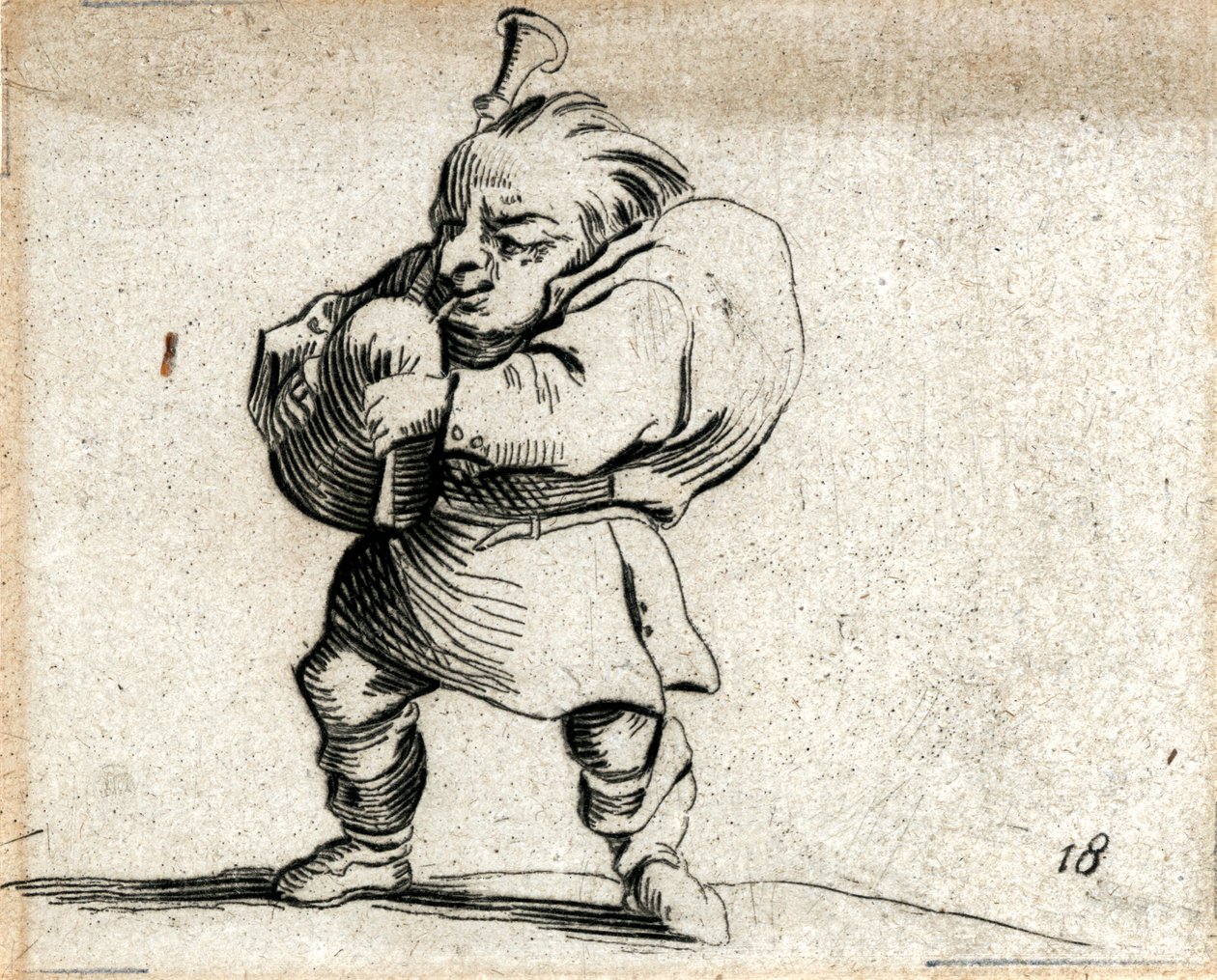 Varie Figure Gobbi ... (grawerunek) autorstwa Jacques Callot