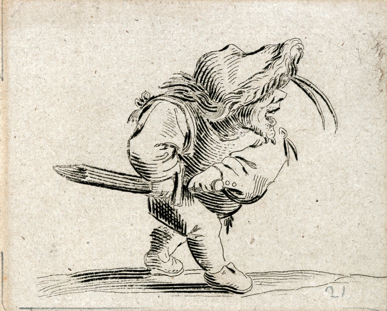Varie Figure Gobbi ... (grawerunek) autorstwa Jacques Callot