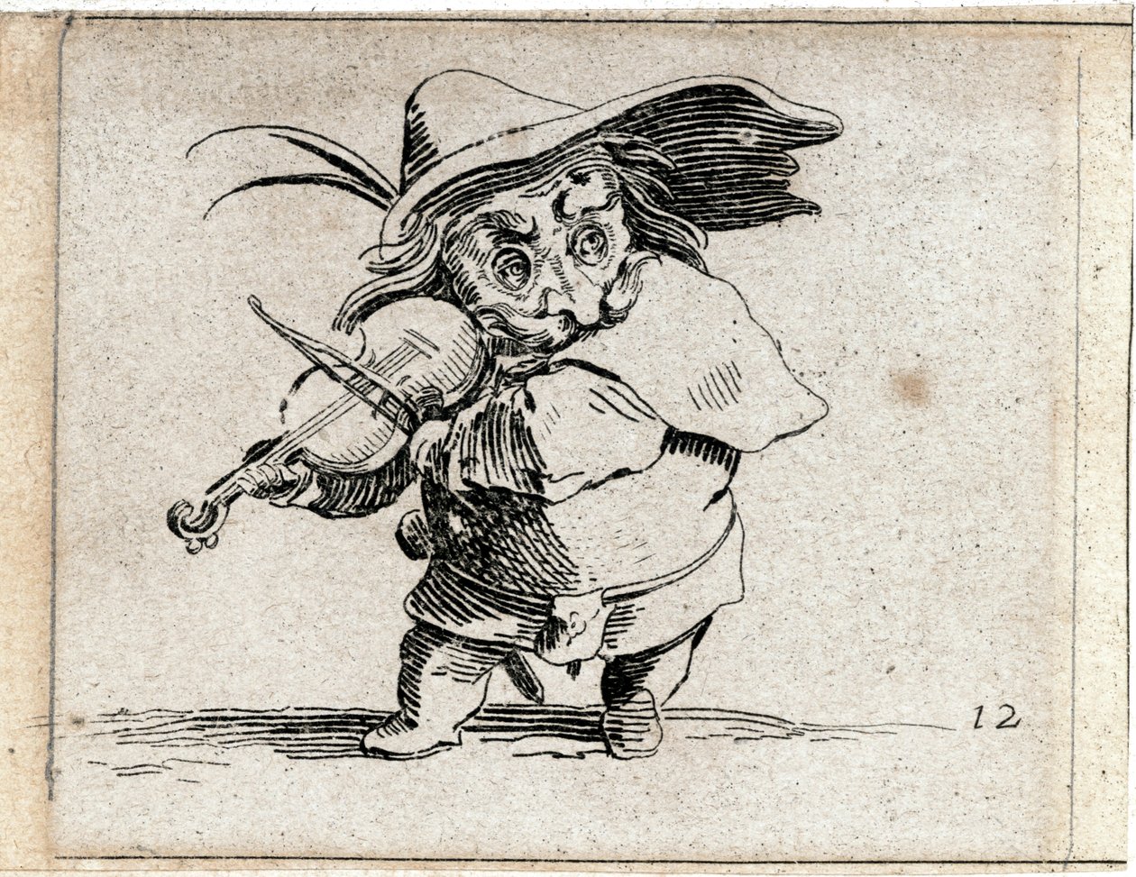 Varie Figure Gobbi ... (grawerunek) autorstwa Jacques Callot