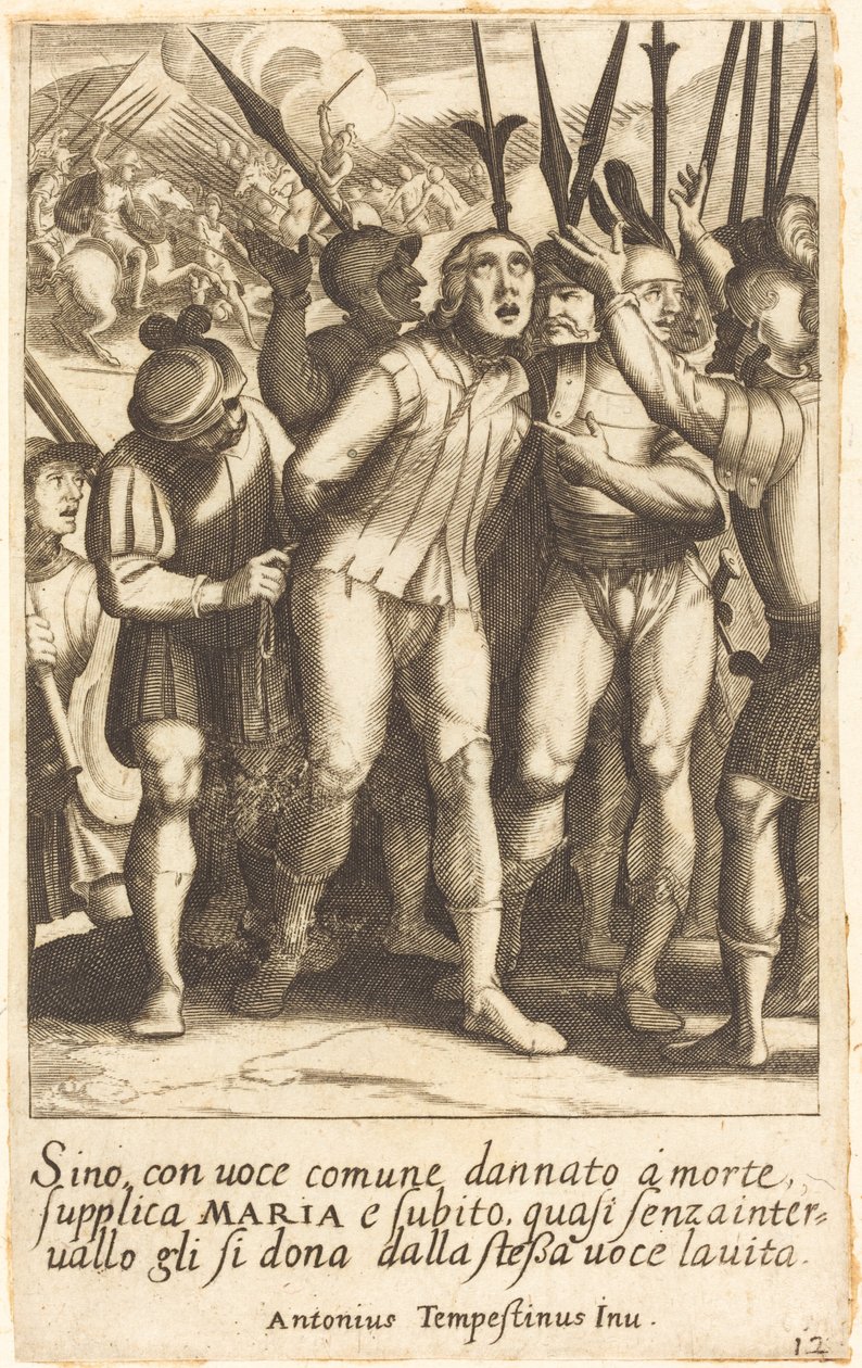 Sino autorstwa Jacques Callot after Antonio Tempesta