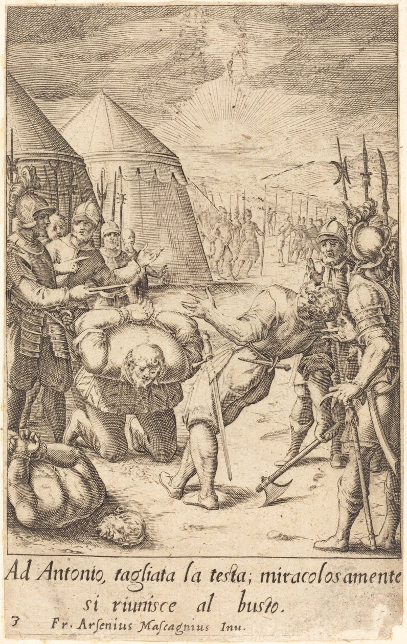 Odcięci autorstwa Jacques Callot after Donato Mascagni