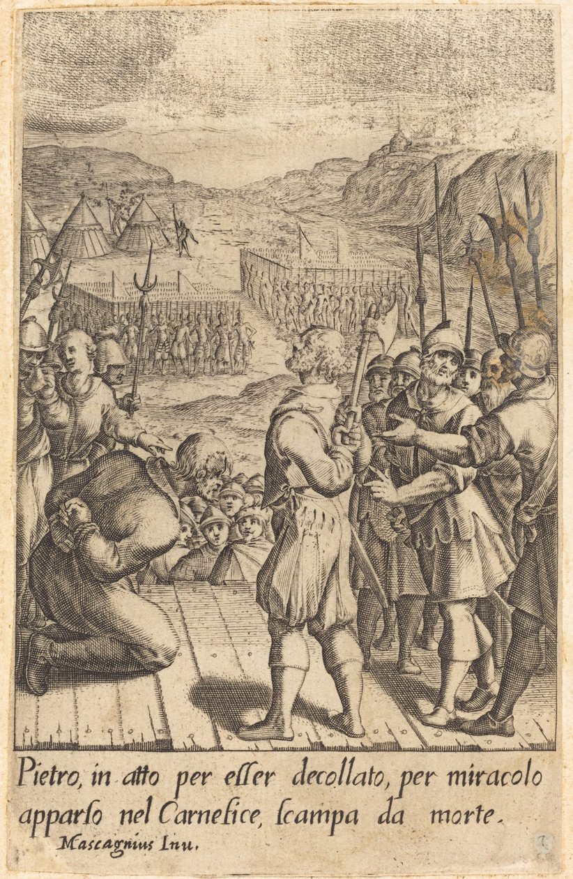 Wisielec autorstwa Jacques Callot after Donato Mascagni