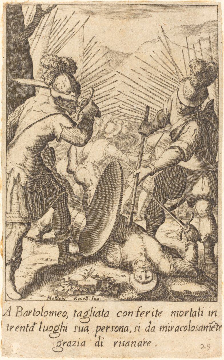 Bartolomeo autorstwa Jacques Callot after Matteo Rosselli