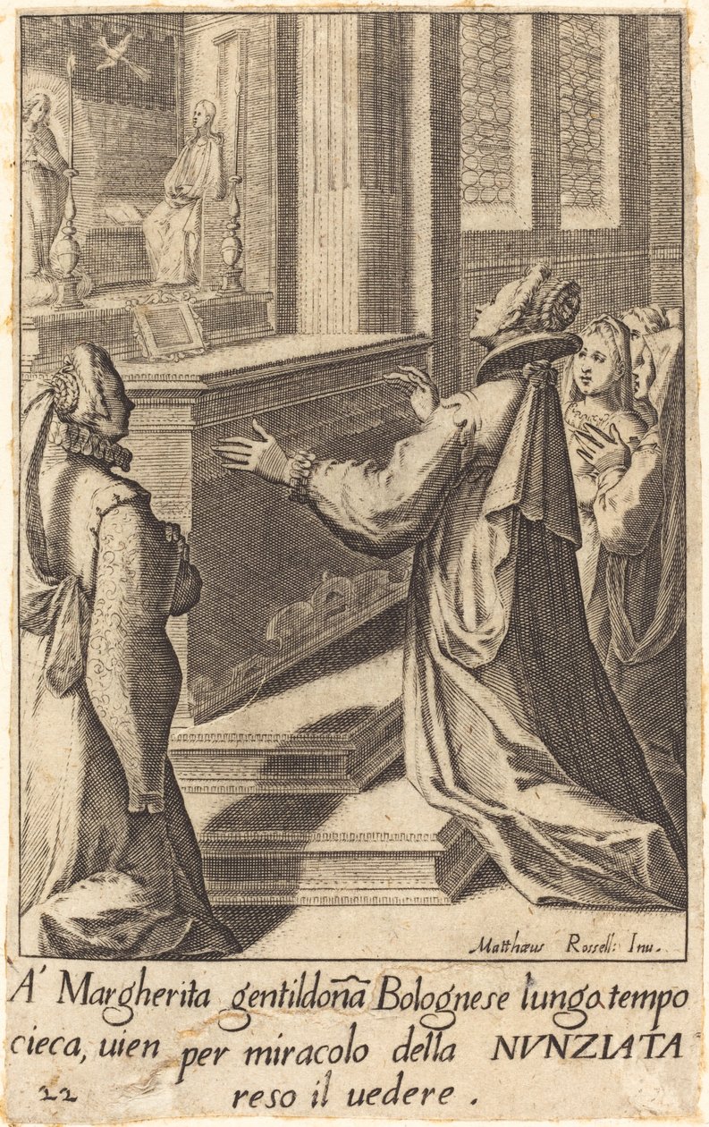 Małgorzata autorstwa Jacques Callot after Matteo Rosselli