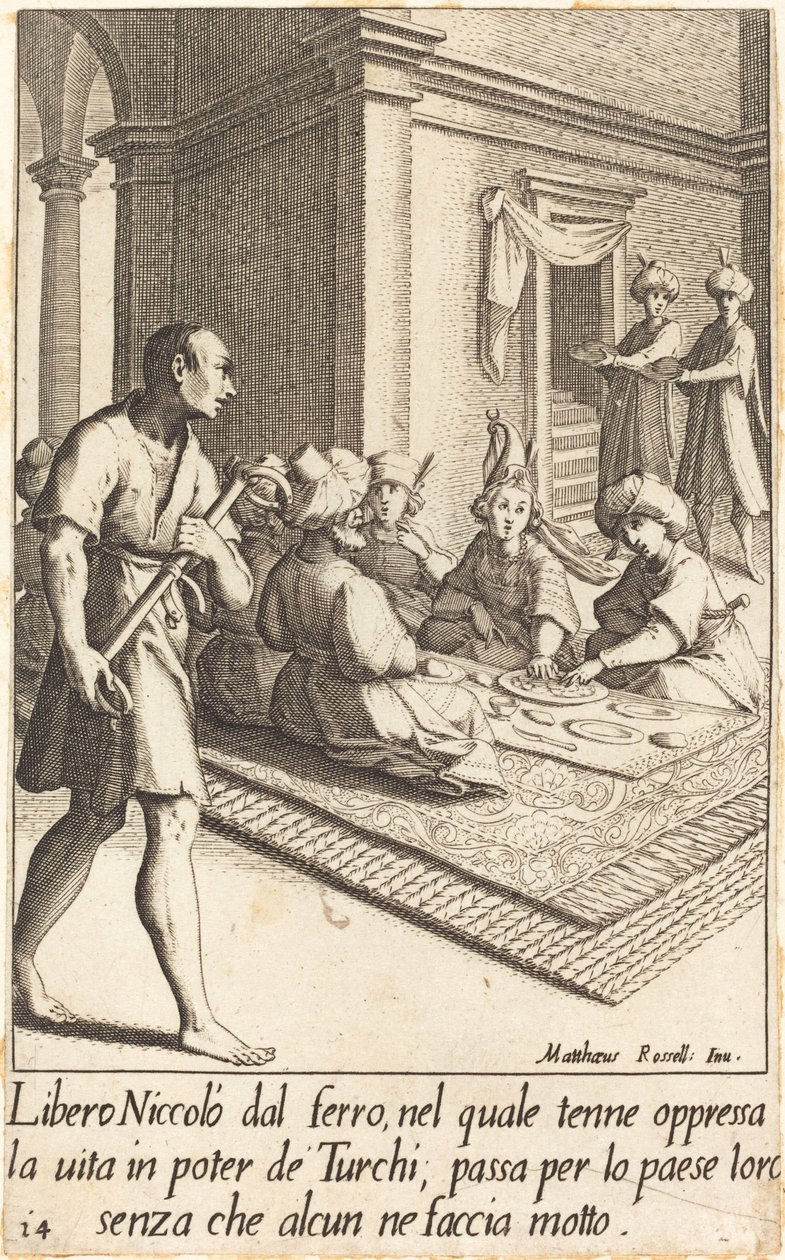 Niccolo autorstwa Jacques Callot after Matteo Rosselli