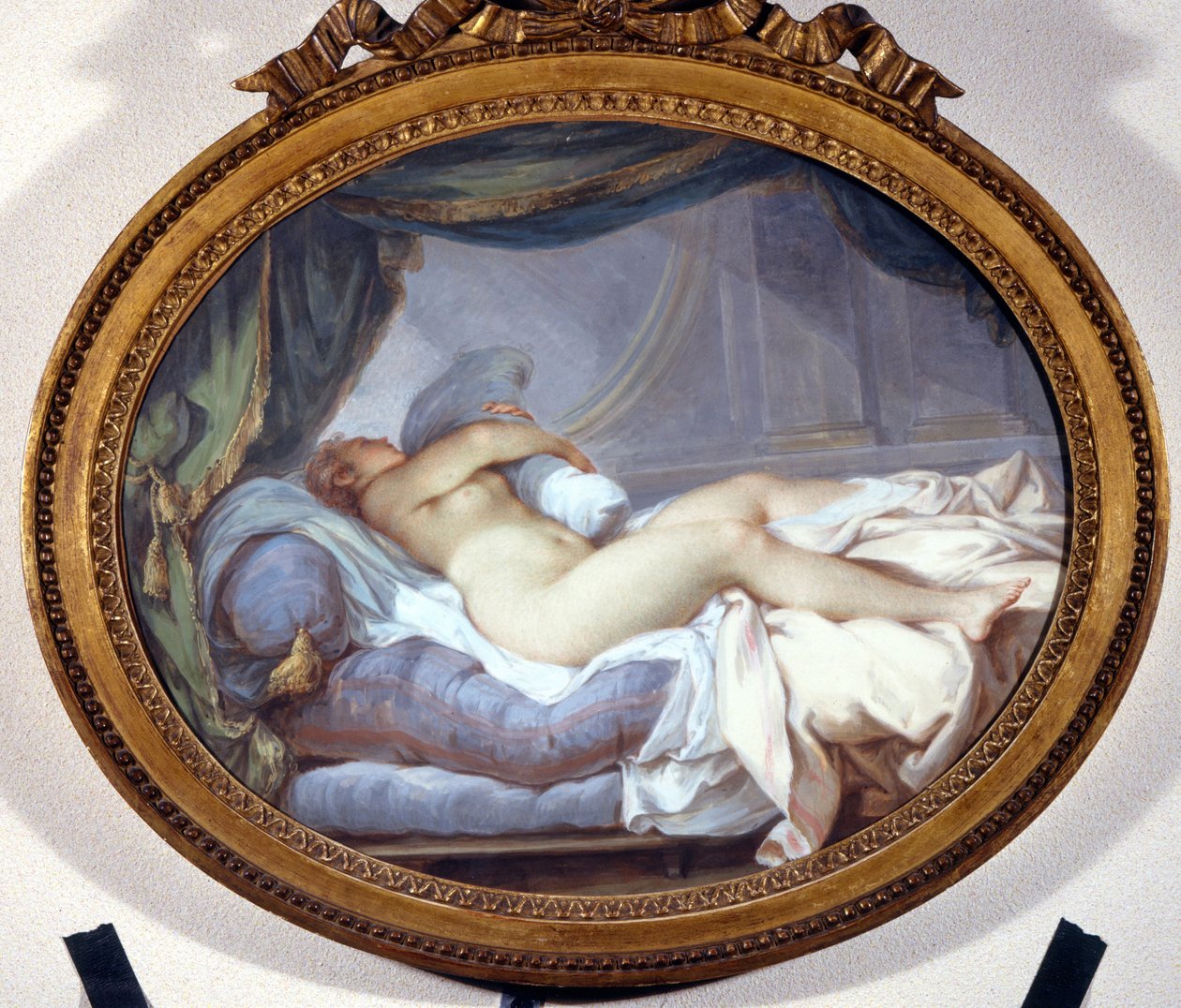 Kobieta ściskając poduszkę. Jacques Charliera autorstwa Jacques Charlier