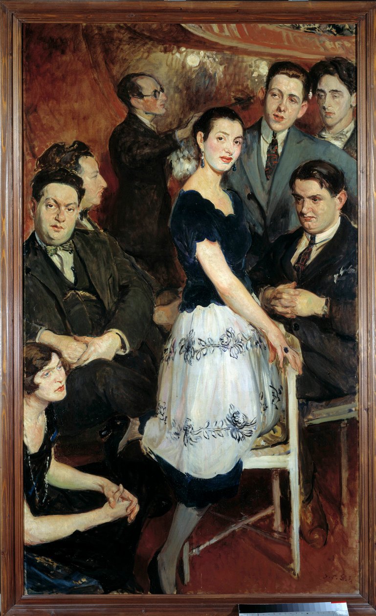 Grupa Sześciu autorstwa Jacques Emile Blanche