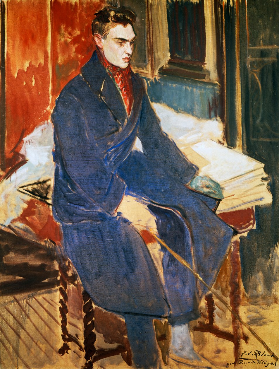 Portret Raymonda Radigueta (Saint-Maur-des-Fosses autorstwa Jacques Emile Blanche