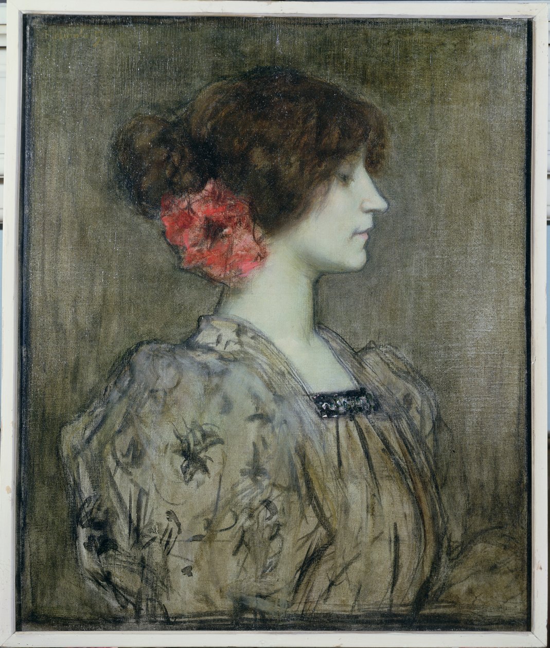 Colette (1873-1954), ok. 1896 autorstwa Jacques Fernand Humbert