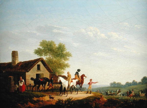 Wyścigi konne autorstwa Jacques Francois Joseph Swebach