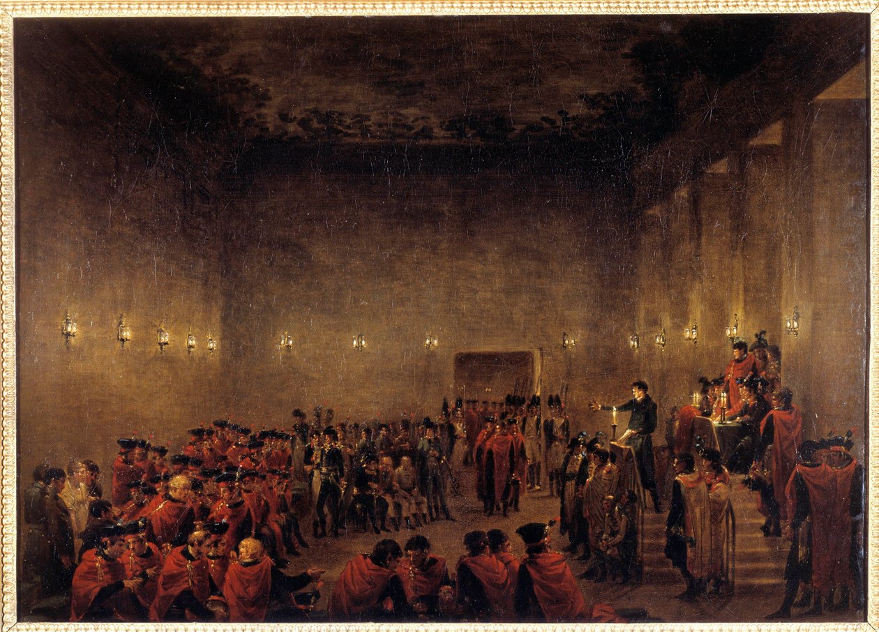 18 brumaire rocznik VIII autorstwa Jacques Henri Sablet