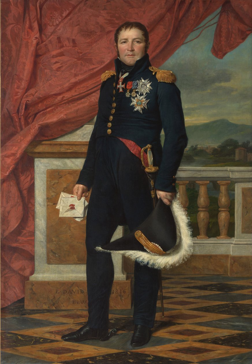Generał Etienne-Maurice Gerard autorstwa Jacques Louis David