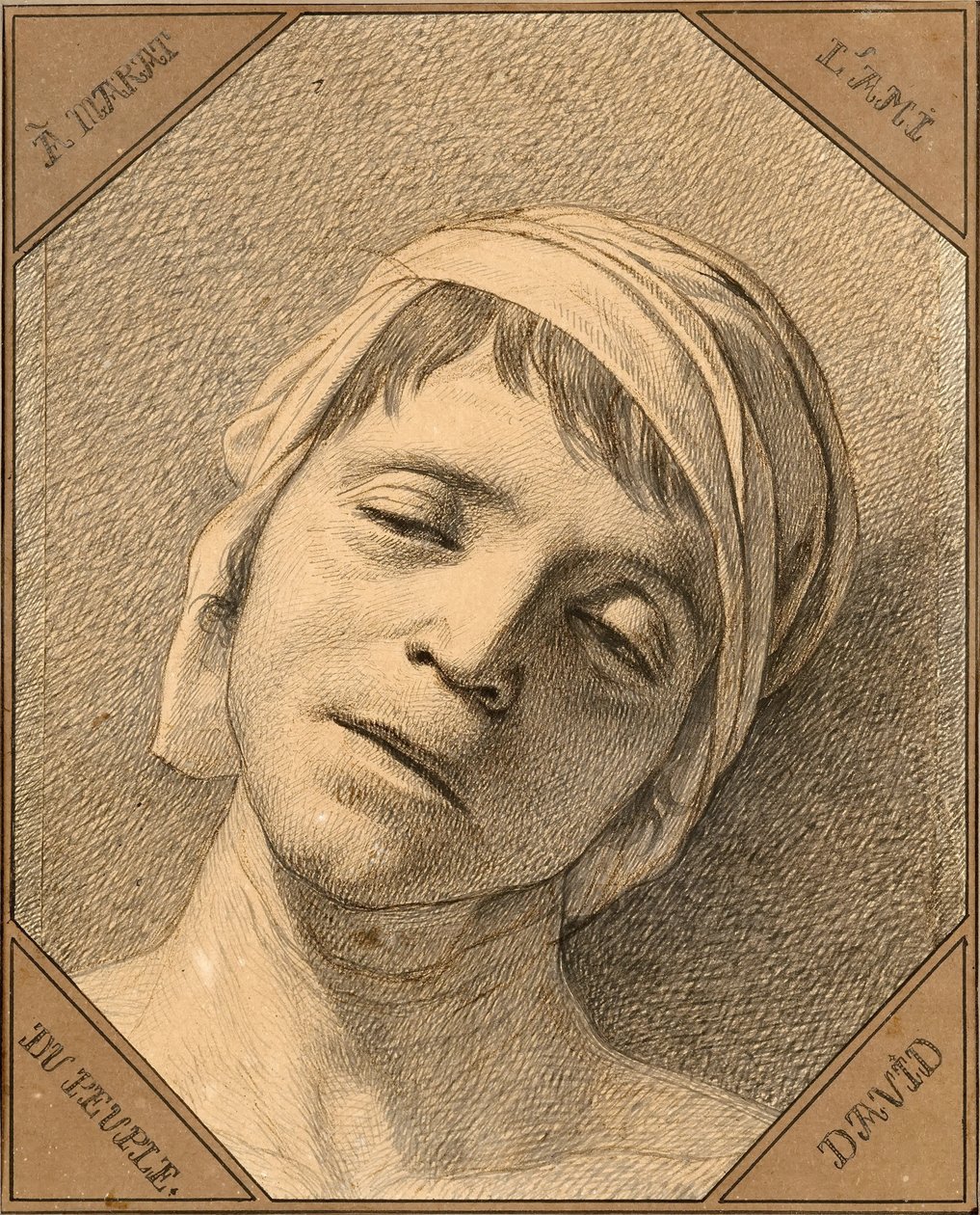 Jean Paul Marat autorstwa Jacques Louis David