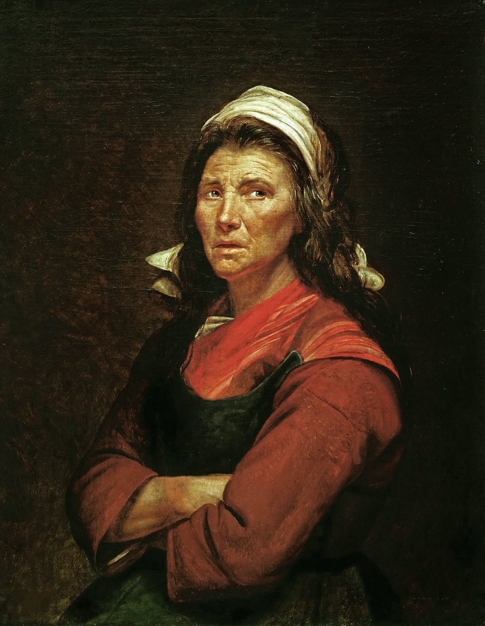 Sprzedawca warzyw, 1789. autorstwa Jacques Louis David