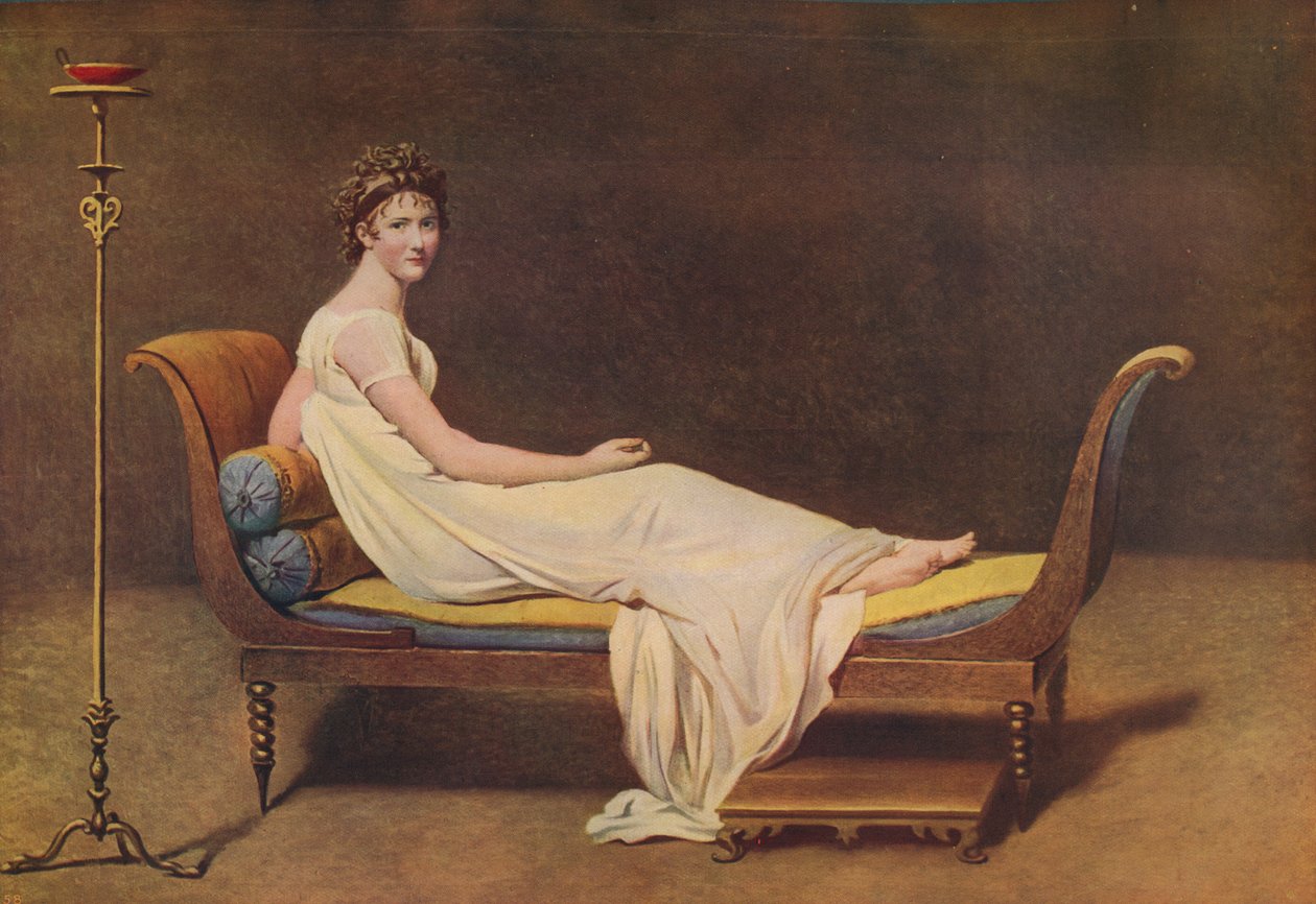 Madame Recamier, 1800, c1915. autorstwa Jacques Louis David