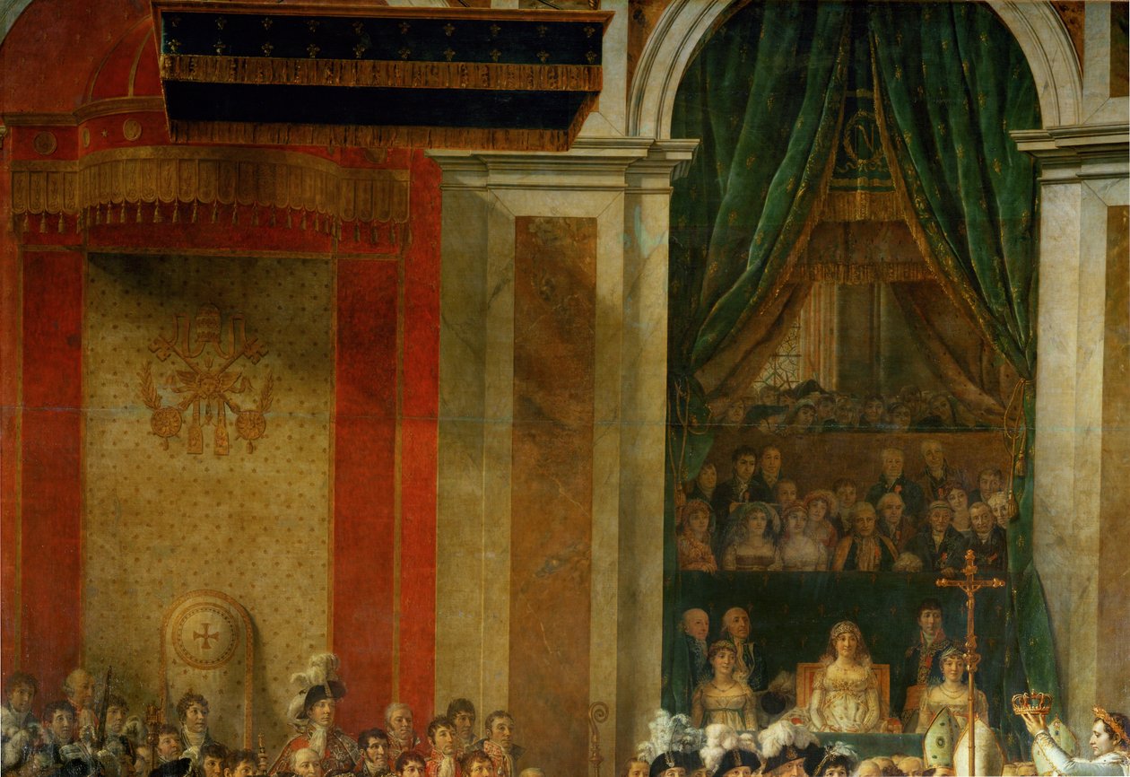 Koronacja Napoleona w Notre-Dame ... autorstwa Jacques Louis David