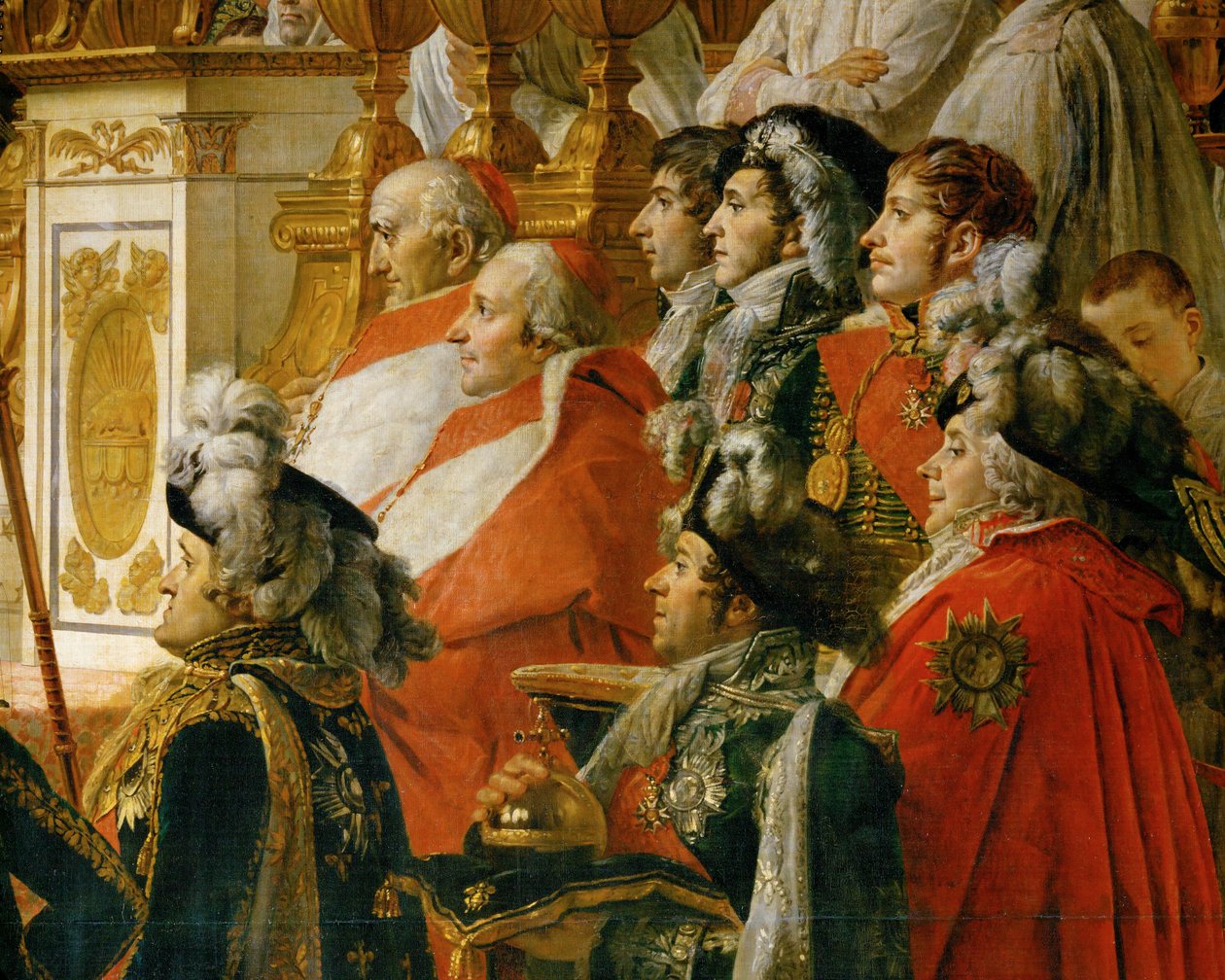 Koronacja Napoleona w Notre-Dame ... autorstwa Jacques Louis David