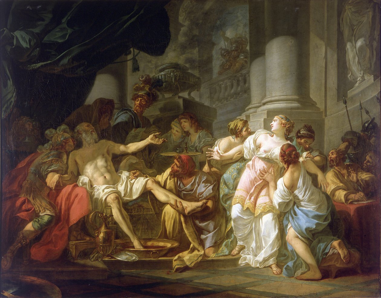 Śmierć Seneki autorstwa Jacques Louis David