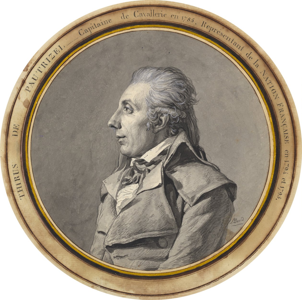 Thirius de Pautrizel autorstwa Jacques Louis David