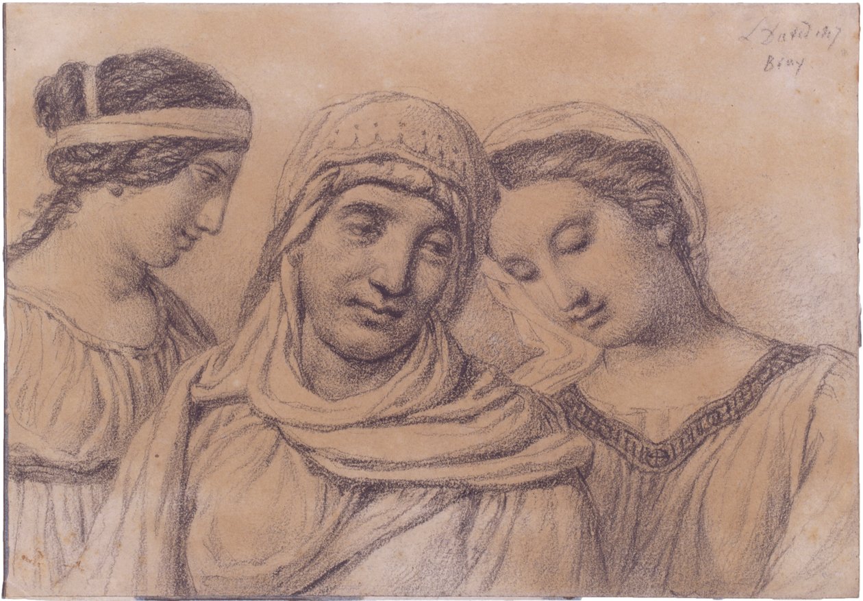 Trzy kobiety autorstwa Jacques Louis David