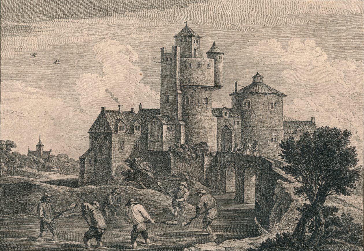 „Zamek Teniers”, 1740. autorstwa Jacques Philippe Le Bas