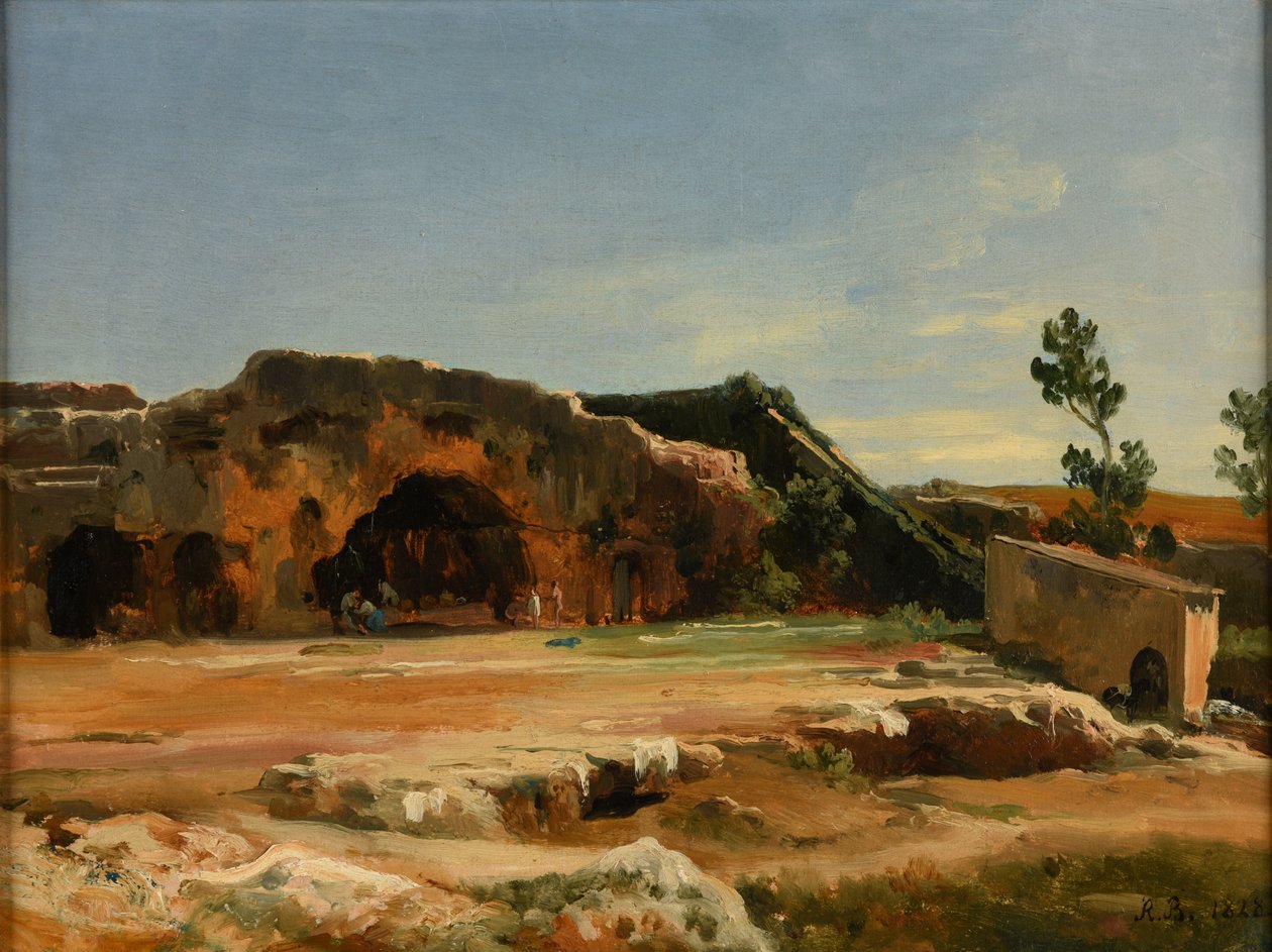 Grota Nimf (Syrakuzy) autorstwa Jacques Raymond Brascassat