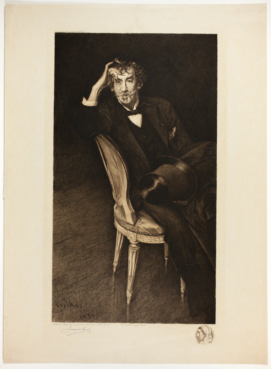 Portret Whistlera autorstwa Jacques Reich