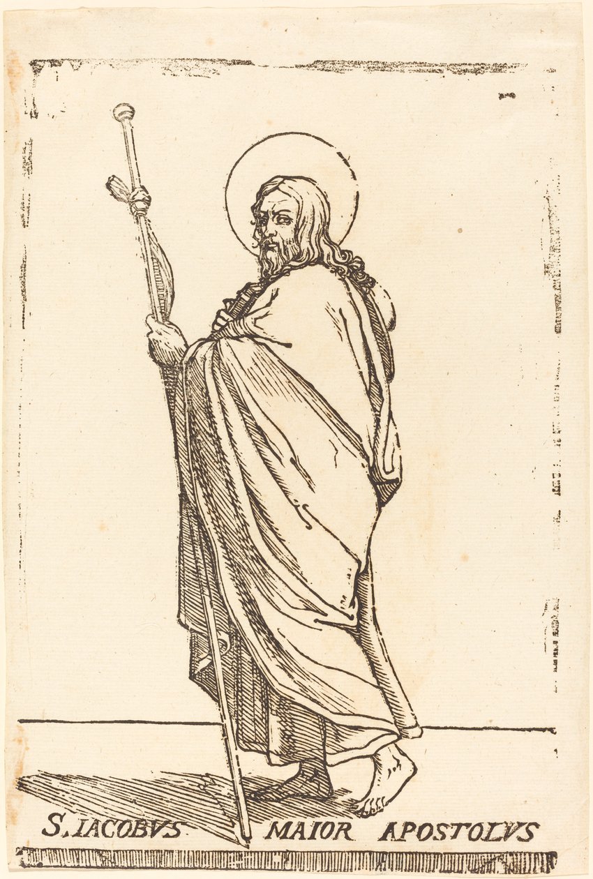 Św. Jakub Starszy autorstwa Jacques Stella