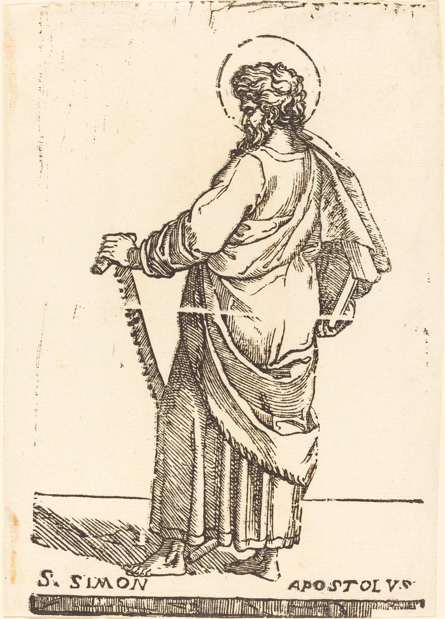 Św. Szymon autorstwa Jacques Stella