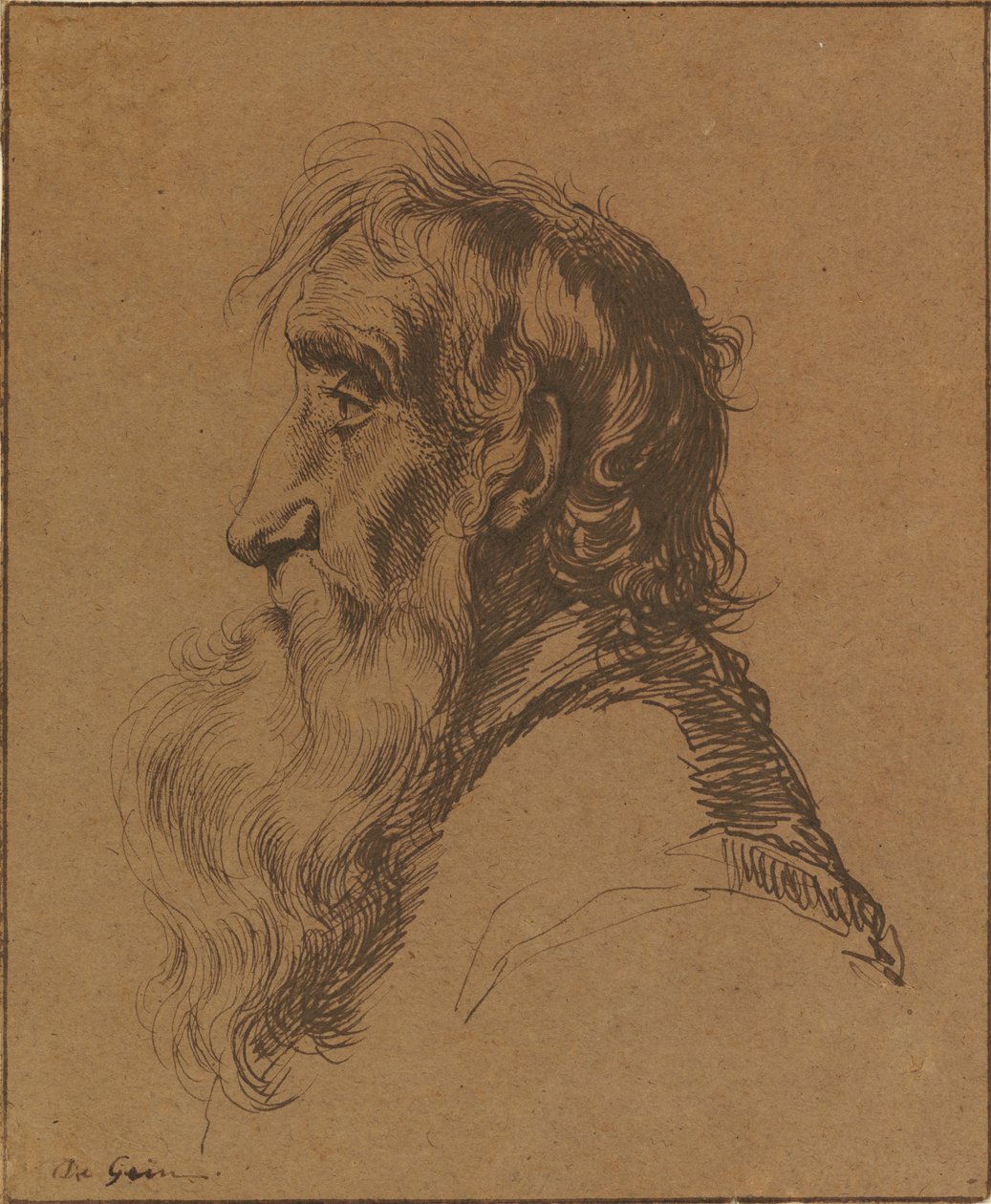 Głowa starca autorstwa Jacques de Gheyn III