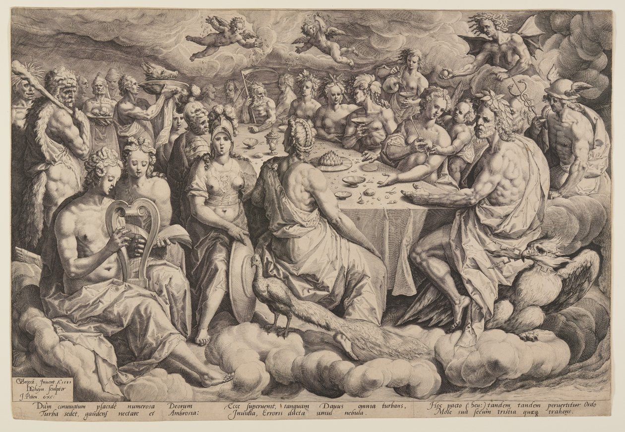 Bankiet Bogów autorstwa Jacques de Gheyn II