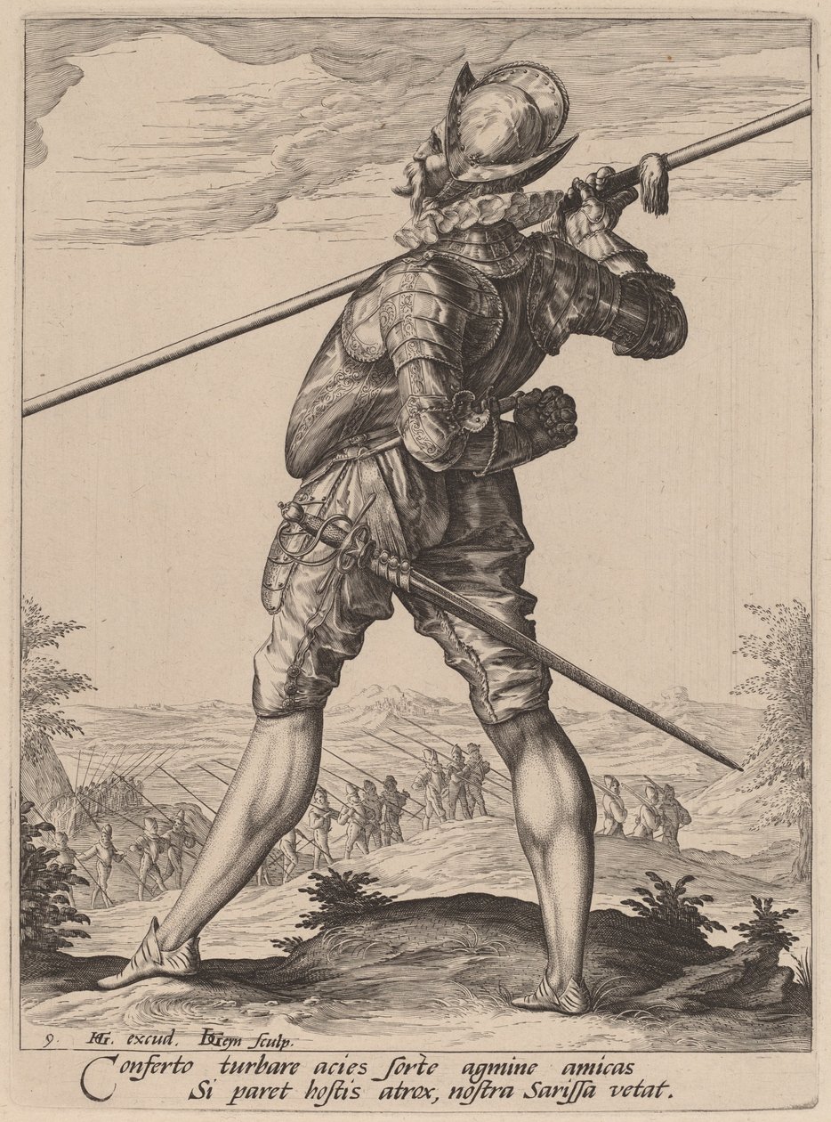 Dłużej autorstwa Jacques de Gheyn II after Hendrik Goltzius