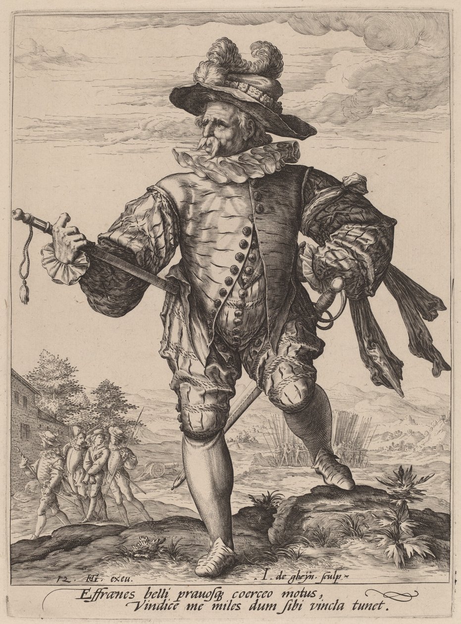 Rektor autorstwa Jacques de Gheyn II after Hendrik Goltzius